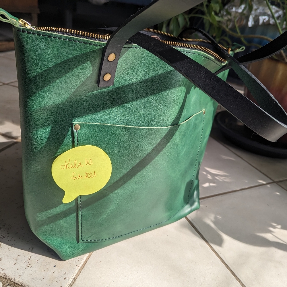 Portland leather goods medium tote